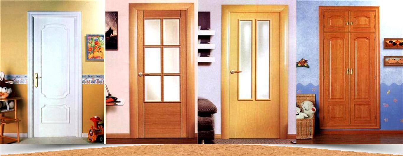 puertas de paso madera en onda