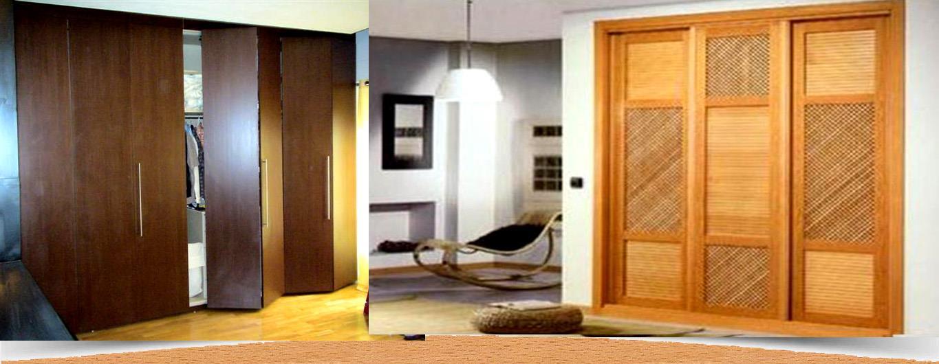 armarios abatibles de madera en onda