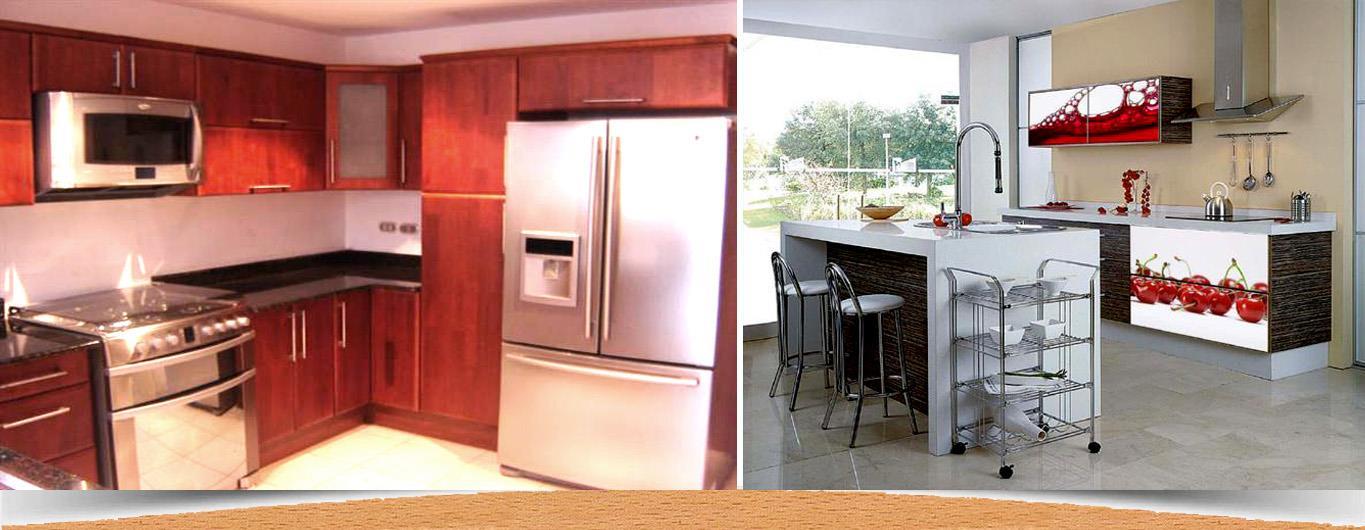 cocinas madera onda